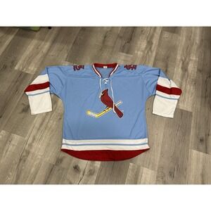 St Louis Cardinals Hockey Jersey Stadium Giveaway Men XL READ DESRIPTION